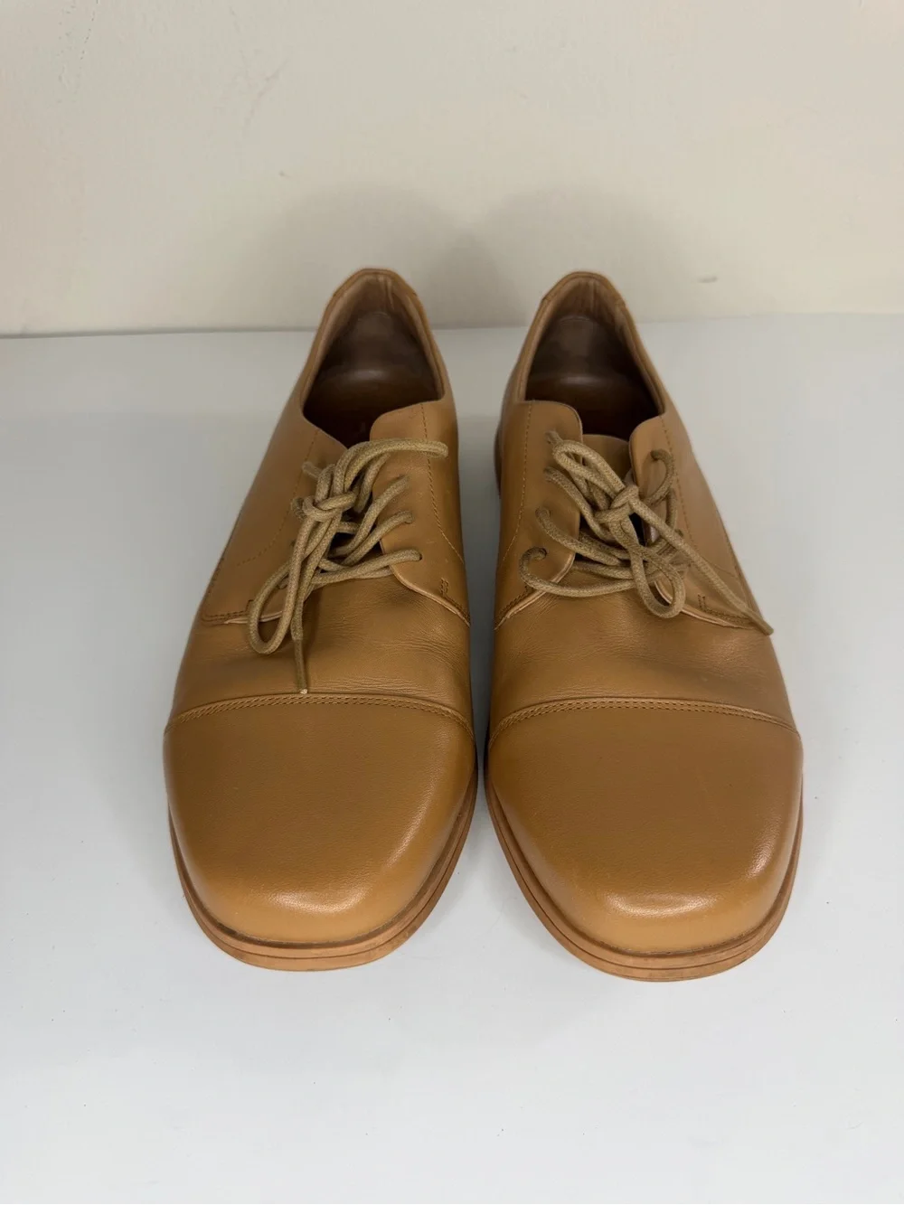 Birchbury Brenston Derby Mens Size 11 Brown Leather Barefoot Oxfords Dress Shoes